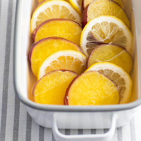 さつまいものレモン煮