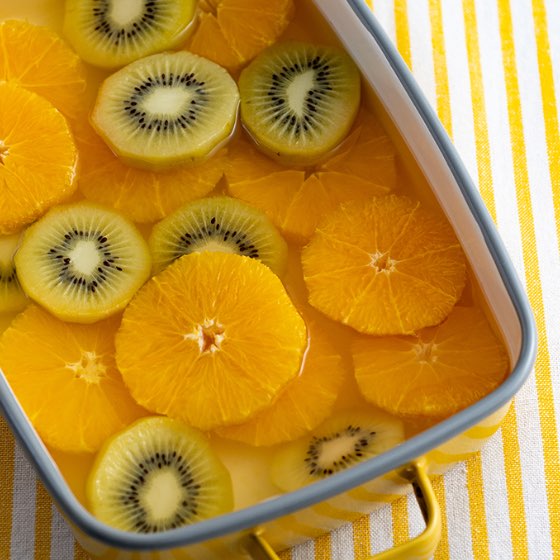 オレンジとキウイのコンポート